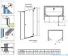 Radaway Torrenta DWJS drzwi wnękowe 200 prawe przejrzyste 1320812-01-01R/1320570-01-01